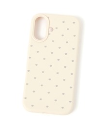 tiny tiny（ティニーティニー）の「ハートドット柄iPhone16ケース[tiny tiny(ティニーティニー)]（スマホケース/カバー）」