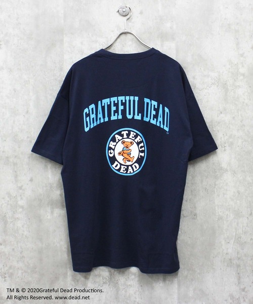 Grateful Dead（グレイトフルデッド）の「【GRATEFUL DEAD/グレイトフルデッド】オーバーサイズ プリント Tシャツ（Tシャツ/カットソー・メンズ・チャコール/ネイビー/ホワイト系その他/ブラック/グレー系その他/オフホワイト/杢グレー/ダークグリーン・MEDIUM/LARGE/X-LARGE）」の8枚目の写真