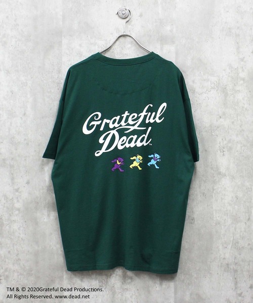 Grateful Dead（グレイトフルデッド）の「【GRATEFUL DEAD/グレイトフルデッド】オーバーサイズ プリント Tシャツ（Tシャツ/カットソー・メンズ・チャコール/ネイビー/ホワイト系その他/ブラック/グレー系その他/オフホワイト/杢グレー/ダークグリーン・MEDIUM/LARGE/X-LARGE）」の7枚目の写真