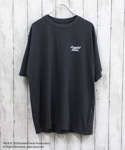 Grateful Dead（グレイトフルデッド）の「【GRATEFUL DEAD/グレイトフルデッド】オーバーサイズ プリント Tシャツ（Tシャツ/カットソー・メンズ・チャコール/ネイビー/ホワイト系その他/ブラック/グレー系その他/オフホワイト/杢グレー/ダークグリーン・MEDIUM/LARGE/X-LARGE）」の10枚目の写真