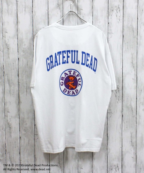 Grateful Dead（グレイトフルデッド）の「【GRATEFUL DEAD/グレイトフルデッド】オーバーサイズ プリント Tシャツ（Tシャツ/カットソー・メンズ・チャコール/ネイビー/ホワイト系その他/ブラック/グレー系その他/オフホワイト/杢グレー/ダークグリーン・MEDIUM/LARGE/X-LARGE）」の11枚目の写真