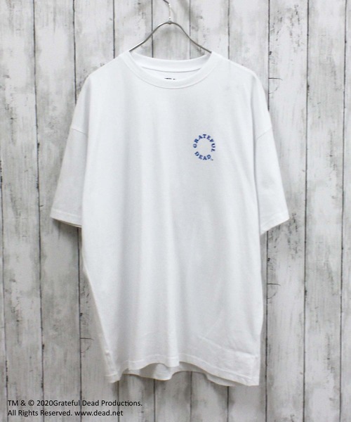 Grateful Dead（グレイトフルデッド）の「【GRATEFUL DEAD/グレイトフルデッド】オーバーサイズ プリント Tシャツ（Tシャツ/カットソー・メンズ・チャコール/ネイビー/ホワイト系その他/ブラック/グレー系その他/オフホワイト/杢グレー/ダークグリーン・MEDIUM/LARGE/X-LARGE）」の12枚目の写真