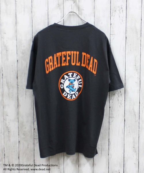 Grateful Dead（グレイトフルデッド）の「【GRATEFUL DEAD/グレイトフルデッド】オーバーサイズ プリント Tシャツ（Tシャツ/カットソー・メンズ・チャコール/ネイビー/ホワイト系その他/ブラック/グレー系その他/オフホワイト/杢グレー/ダークグリーン・MEDIUM/LARGE/X-LARGE）」の15枚目の写真