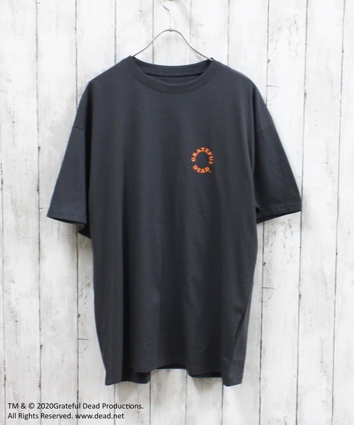 Grateful Dead（グレイトフルデッド）の「【GRATEFUL DEAD/グレイトフルデッド】オーバーサイズ プリント Tシャツ（Tシャツ/カットソー・メンズ・チャコール/ネイビー/ホワイト系その他/ブラック/グレー系その他/オフホワイト/杢グレー/ダークグリーン・MEDIUM/LARGE/X-LARGE）」の16枚目の写真