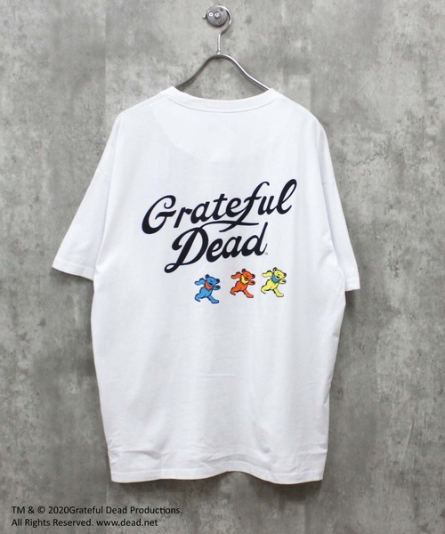 Grateful Dead（グレイトフルデッド）の「【GRATEFUL DEAD/グレイトフルデッド】オーバーサイズ プリント Tシャツ（Tシャツ/カットソー・メンズ・チャコール/ネイビー/ホワイト系その他/ブラック/グレー系その他/オフホワイト/杢グレー/ダークグリーン・MEDIUM/LARGE/X-LARGE）」の19枚目の写真