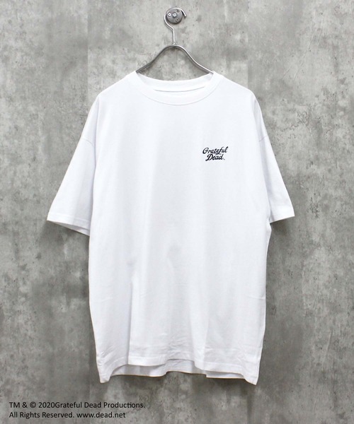 Grateful Dead（グレイトフルデッド）の「【GRATEFUL DEAD/グレイトフルデッド】オーバーサイズ プリント Tシャツ（Tシャツ/カットソー・メンズ・チャコール/ネイビー/ホワイト系その他/ブラック/グレー系その他/オフホワイト/杢グレー/ダークグリーン・MEDIUM/LARGE/X-LARGE）」の20枚目の写真