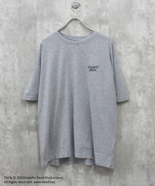 Grateful Dead（グレイトフルデッド）の「【GRATEFUL DEAD/グレイトフルデッド】オーバーサイズ プリント Tシャツ（Tシャツ/カットソー・メンズ・チャコール/ネイビー/ホワイト系その他/ブラック/グレー系その他/オフホワイト/杢グレー/ダークグリーン・MEDIUM/LARGE/X-LARGE）」の22枚目の写真