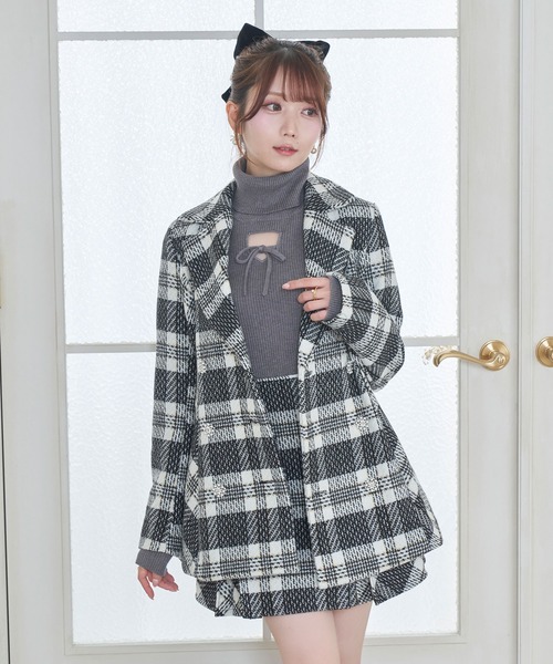 セール】tweed check jacket（テーラードジャケット）｜Rose Muse