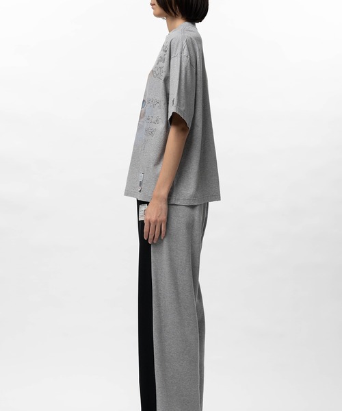 Maison MIHARA YASUHIRO（メゾンミハラヤスヒロ）の「Cat Printed T-shirt（Tシャツ/カットソー・レディース・グレー/ブラック/ホワイト・40/38/36）」の7枚目の写真