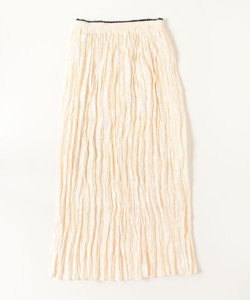 THE SHINZONE（ザ　シンゾーン）の「VELVET PLEATED SKIRT 25AMSSK04（スカート・メンズ・ブラック/オフホワイト・SMALL）」の3枚目の写真