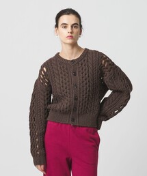 H　BEAUTY&YOUTH UNITED ARROWS | ＜H＞ケーブル カーディガン(カーディガン/ボレロ)