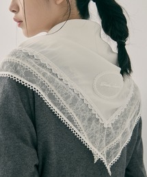 tanakadaisuke（タナカダイスケ）の「【tanakadaisuke/タナカダイスケ】flower lace frame scarf/フラワーレースフレームスカーフ（バンダナ/スカーフ）」
