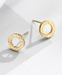 【 金属アレルギー対応 】 ステンレス サークルピアス