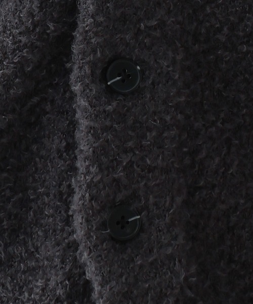 RAGEBLUE（レイジブルー）の「Loop Yarn Knit Cardigan/ブークレニットカーディガン（カーディガン/ボレロ・メンズ・ブルー/グレー・MEDIUM/LARGE）」の3枚目の写真
