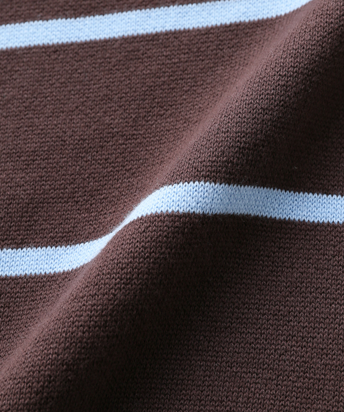 JOURNAL STANDARD（ジャーナルスタンダード）の「ラガーニット（ニット/セーター・レディース・ブルー/グリーン・FREE）」の7枚目の写真