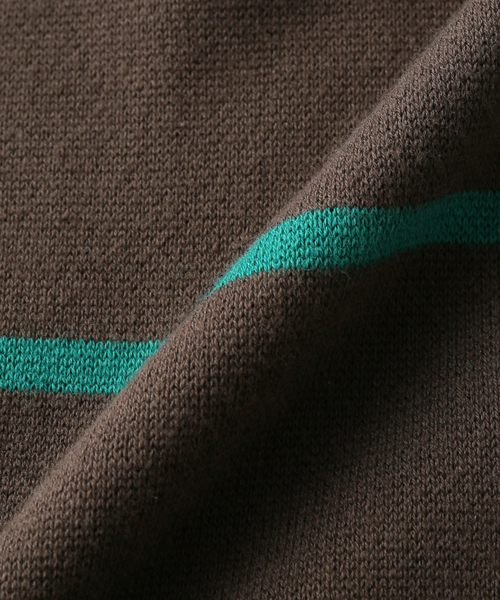 JOURNAL STANDARD（ジャーナルスタンダード）の「ラガーニット（ニット/セーター・レディース・ブルー/グリーン・FREE）」の9枚目の写真