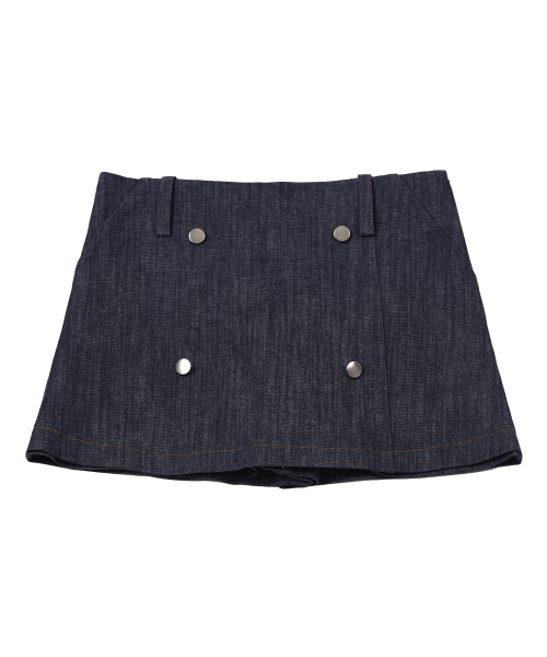 KATHARSIS(カタルシス)の「デイリーデニムローライズパンツスカート濃紺ONESIZE(スカート・レディース・その他・ONE SIZE)」の6枚目の写真