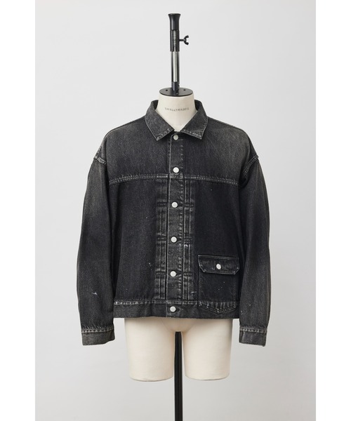 SHINYAKOZUKA(シンヤコヅカ)の「PAINTED ORDINARY CITY JEAN JACKET(ISSUE#8)(デニムジャケット・メンズ・インディゴブルー/ブラック・MEDIUM)」の3枚目の写真