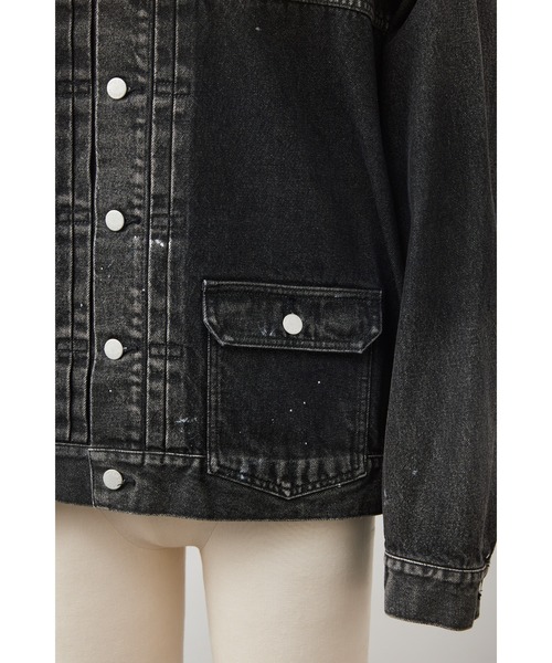 SHINYAKOZUKA(シンヤコヅカ)の「PAINTED ORDINARY CITY JEAN JACKET(ISSUE#8)(デニムジャケット・メンズ・インディゴブルー/ブラック・MEDIUM)」の4枚目の写真