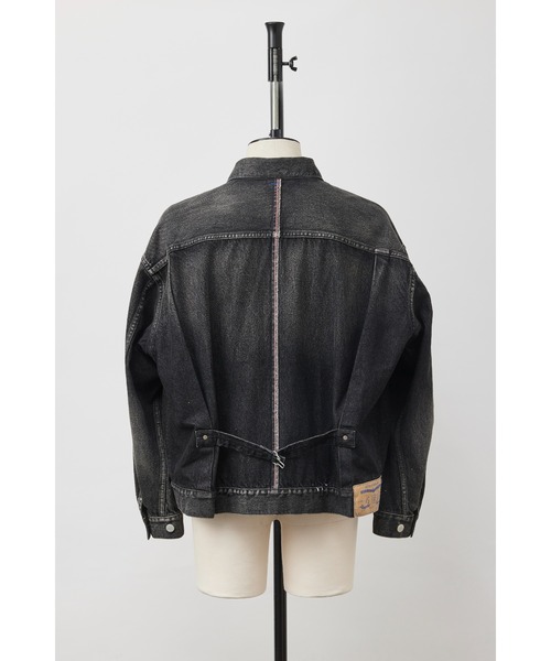 SHINYAKOZUKA(シンヤコヅカ)の「PAINTED ORDINARY CITY JEAN JACKET(ISSUE#8)(デニムジャケット・メンズ・インディゴブルー/ブラック・MEDIUM)」の5枚目の写真