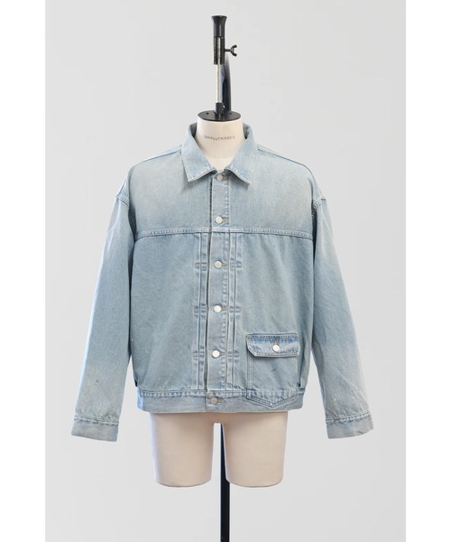 SHINYAKOZUKA(シンヤコヅカ)の「PAINTED ORDINARY CITY JEAN JACKET(ISSUE#8)(デニムジャケット・メンズ・インディゴブルー/ブラック・MEDIUM)」の6枚目の写真