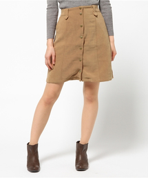 mystic | 【mystic】フェイクスエード台形スカート(スカート)