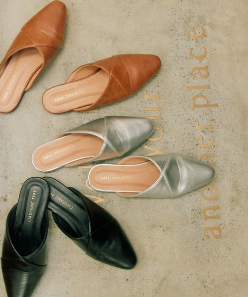 CIAOPANIC TYPY（チャオパニックティピー）の「【オケージョン対応可能】クロスデザインミュール（パンプス・レディース・シルバー/ブラウン/ブラック・LARGE/MEDIUM/SMALL）」の4枚目の写真