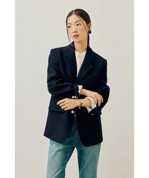 SIYAZU（シヤジュ）の「SIKN2029 cotton crop cable knit_Oatmeal（ニット/セーター・レディース・その他・S/M）」の3枚目の写真