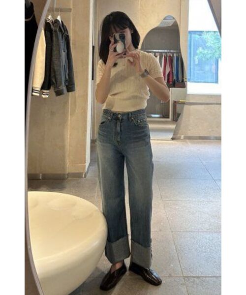SIYAZU（シヤジュ）の「SIKN2029 cotton crop cable knit_Oatmeal（ニット/セーター・レディース・その他・S/M）」の5枚目の写真