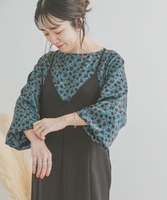 ミックスヤーンニットトップス（ニット/セーター）｜anuans（ア