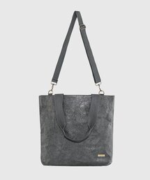 WALLAROO（ワラル）の「ワラル 3wayバッグ ラファオーバーサイズ_グレー（エコバッグ/サブバッグ）」