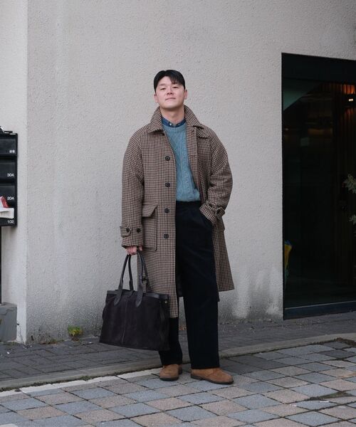 BELLIEF(ベリーフ)の「Corduroy adjust Double-Pleated relaxed Trouser (Navy)(その他パンツ・メンズ・その他・M/XL)」の2枚目の写真