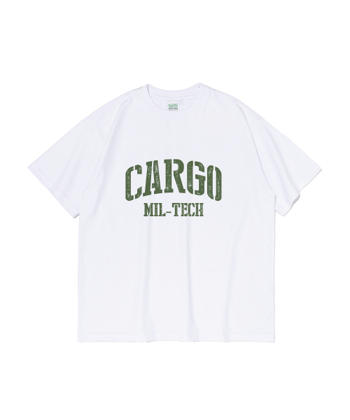 CARGOBROS(カーゴブロス)の「テックウィンドオーバー半袖Tシャツ(ホワイト)(Tシャツ/カットソー・メンズ・その他・S/M/L/2XL/XL)」の1枚目の写真