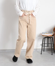 ツイルWループストレートデニムパンツ