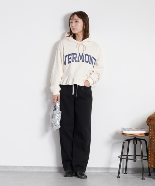 cepo（セポ）の「ツイルＷループストレートデニムパンツ（デニムパンツ・レディース・オフホワイト/ブラック/ベージュ・S/M/L）」の4枚目の写真