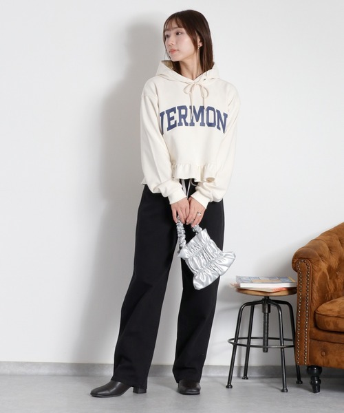 cepo（セポ）の「ツイルＷループストレートデニムパンツ（デニムパンツ・レディース・オフホワイト/ブラック/ベージュ・S/M/L）」の9枚目の写真