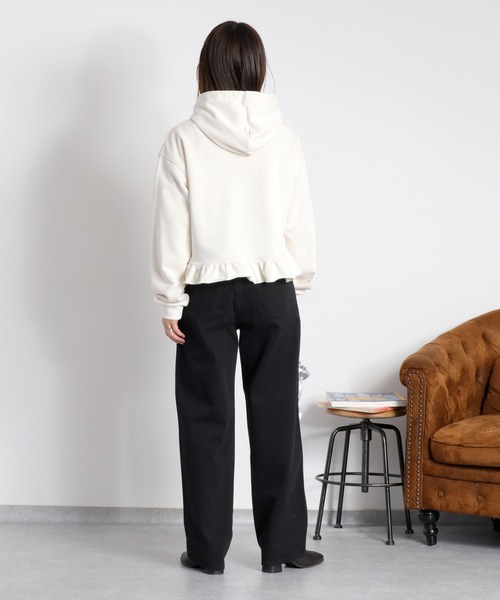 cepo（セポ）の「ツイルＷループストレートデニムパンツ（デニムパンツ・レディース・オフホワイト/ブラック/ベージュ・S/M/L）」の6枚目の写真