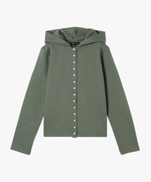 オーガニックコットン メルトン 長袖 カーディガンプレッション "Capuche"
