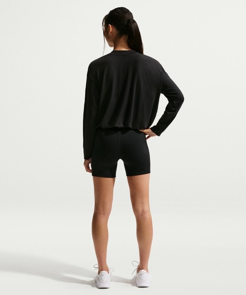 NIKE（ナイキ）の「ナイキ NIKE ナイキ  ワン リラックスド DF L/S トップ（Tシャツ/カットソー・レディース・ブラック・S/M/L/XL）」の6枚目の写真