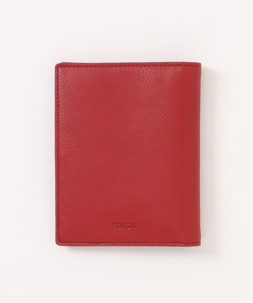 FOSSIL（フォッシル）の「フォッシル パスポート入れ レディース レザー レッド  SLG1499611（パスポートケース・レディース・レッド・FREE）」の5枚目の写真