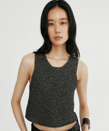 Bie（ビエ）の「メランジニットベスト（タンクトップ）」