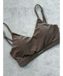 MURUA（ムルーア）の「ロゴプレートベロアキャミ（キャミソール）」