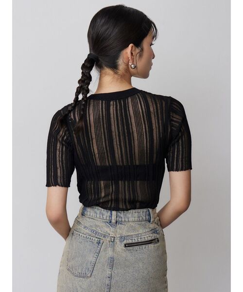 MURUA（ムルーア）の「ロゴプレートベロアキャミ（キャミソール・レディース・モカ/ブラック/アイボリー・FREE）」の17枚目の写真