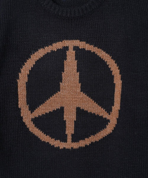 BEDWIN（ベドウィン）の「BEDWIN L/S C-NECK JACQUARD SWEATER DOYLE 23AB3184（ニット/セーター・メンズ・ブラック・3）」の5枚目の写真