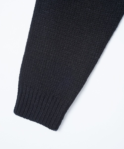 BEDWIN（ベドウィン）の「BEDWIN L/S C-NECK JACQUARD SWEATER DOYLE 23AB3184（ニット/セーター・メンズ・ブラック・3）」の7枚目の写真