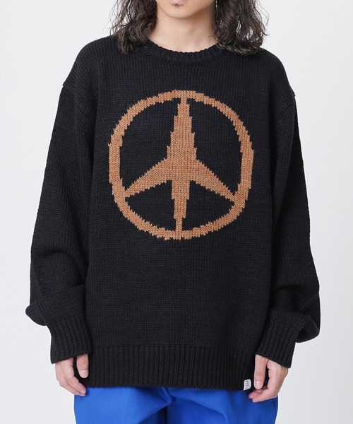BEDWIN（ベドウィン）の「BEDWIN L/S C-NECK JACQUARD SWEATER DOYLE 23AB3184（ニット/セーター・メンズ・ブラック・3）」の11枚目の写真
