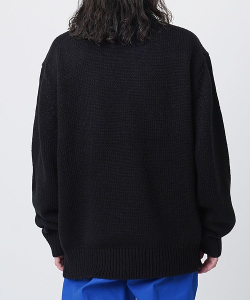 BEDWIN（ベドウィン）の「BEDWIN L/S C-NECK JACQUARD SWEATER DOYLE 23AB3184（ニット/セーター・メンズ・ブラック・3）」の13枚目の写真