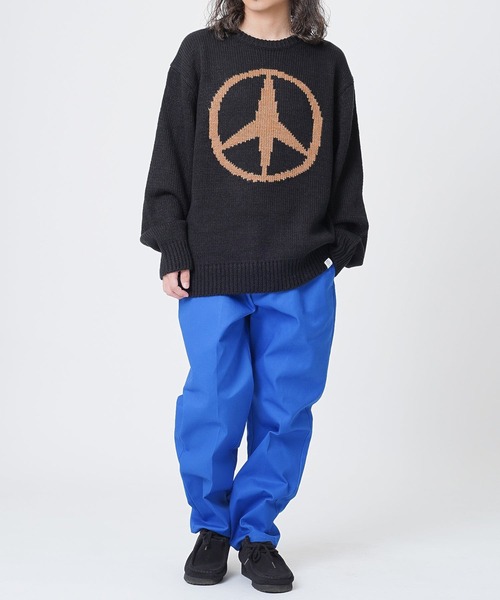 BEDWIN（ベドウィン）の「BEDWIN L/S C-NECK JACQUARD SWEATER DOYLE 23AB3184（ニット/セーター・メンズ・ブラック・3）」の14枚目の写真