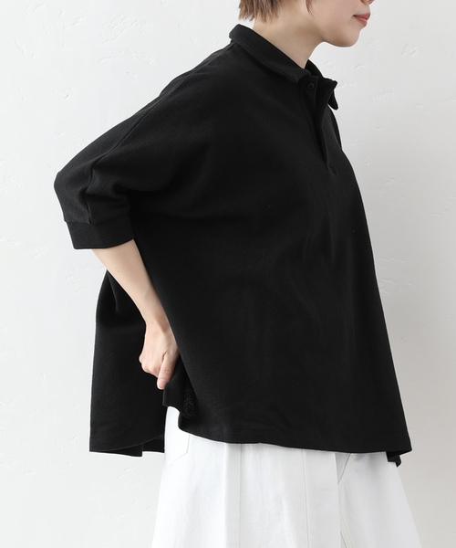 JOURNAL STANDARD LUXE（ジャーナルスタンダード　ラックス）の「カノコプルオーバー（その他トップス・レディース・ブラック/アイボリー・FREE）」の4枚目の写真