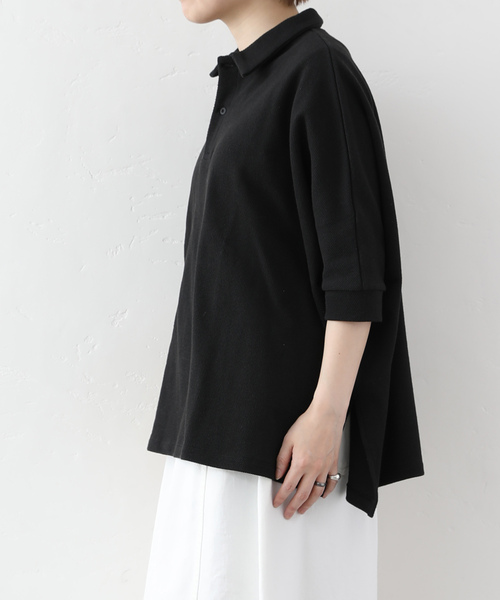 JOURNAL STANDARD LUXE（ジャーナルスタンダード　ラックス）の「カノコプルオーバー（その他トップス・レディース・ブラック/アイボリー・FREE）」の6枚目の写真